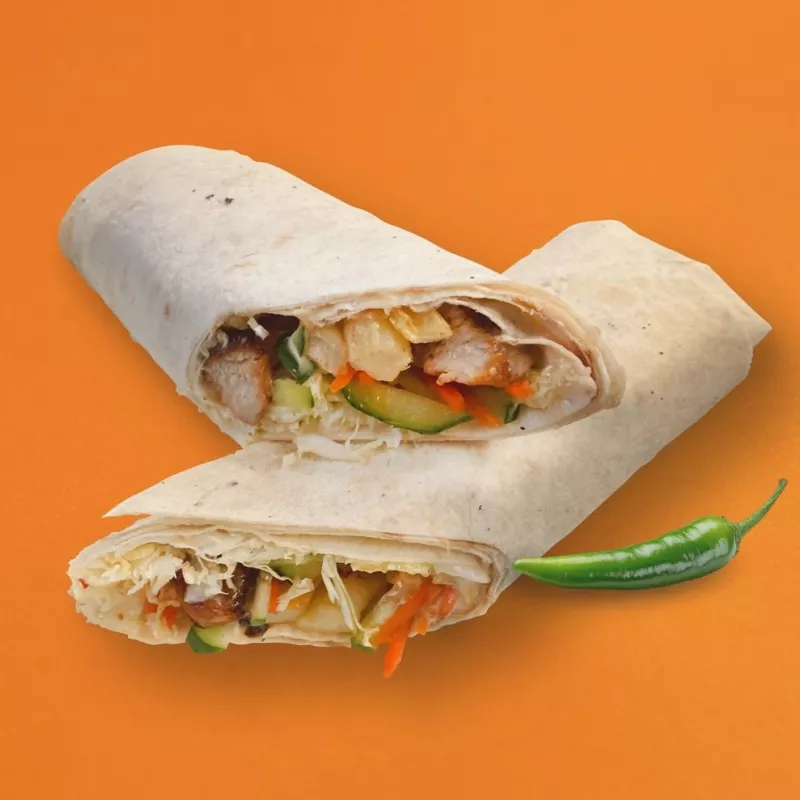 Шаурма Азиатская курочка с халапеньо